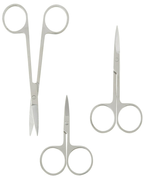 Additional Hemptique supplier product view of the three-piece scissors set